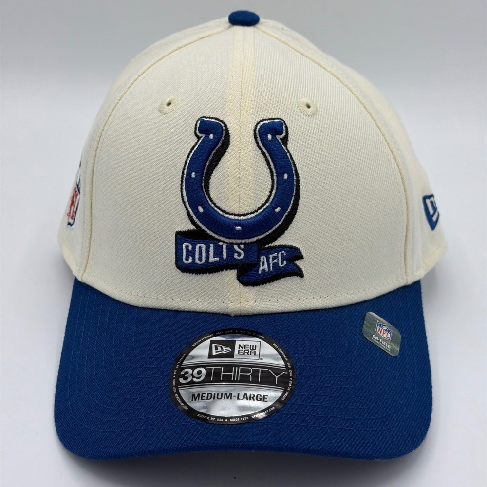 Indianapolis Colts Hat Medium Large New Era Cap